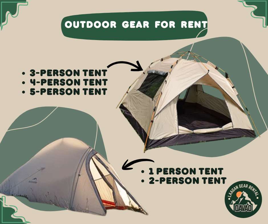 Outdoor gear for rent