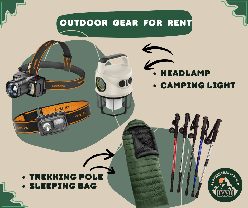 Outdoor gear for rent